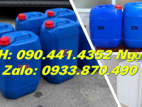 Báo giá can nhựa 25 lít đựng hóa chất diệt côn trùng, can nhựa 30 lít đựng chất phun nấm mốc 