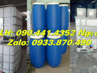 Thùng nhựa ibc 1000 lít trắng, tank nhựa ibc 1000 lít có khung thép, bồn nhựa 1000 lít vuông trắng 