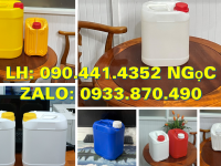 Can nhựa 5 lít vuông đựng axit photphoric, can 2 lít vuông đựng chất phụ gia ngành nông dược 