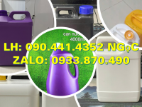 Can nhựa 5 lít vuông đựng axit photphoric, can 2 lít vuông đựng chất phụ gia ngành nông dược 