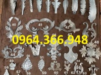 Lá cong đôi sắt tôn dập cho cụm hoa lớn