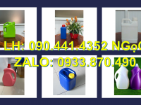 Bình nhựa 2 lít đựng dầu thực vật, can nhựa 5 lít đựng nước rửa chén
