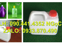 Bình nhựa 2 lít đựng dầu thực vật, can nhựa 5 lít đựng nước rửa chén