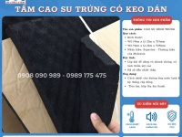 Tấm cao su hình trứng có keo dán, cách âm, cách nhiệt lạnh hiệu Superlon