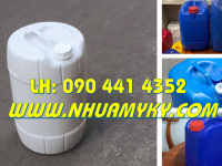 Sản xuất can nhựa 30 lít đựng javen, can vuông 25 lít đựng dầu, can nhựa 20 lít đựng chất đánh bóng 