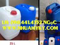 SX can 20 lít nhựa HDPE, can nhựa 25 lít đựng dung môi, can nhựa 30 lít đựng chất tẩy bề mặt 