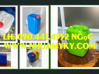 Can nhựa 25 lít tròn, vỏ can nhựa 20 lít đựng axit yếu có sinh khí, can nhựa 10 lít đựng nước muối 