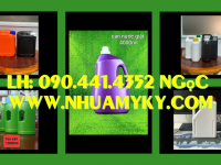 Can nhựa 2 lít đựng chất nhờn động cơ, can nhựa 5 lít đựng dung dịch lau chùi nội thất 