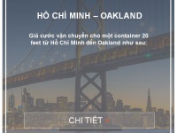 Vận Chuyển Hàng Hóa FCL Hồ Chí Minh Đến Oakland