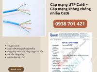 Cáp mạng UTP Cat6 – Cáp mạng không chống nhiễu Cat6 sẵn kho Đà Nẵng, Huế