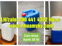 Vỏ can nhựa 22 lít đựng thành phần sơn nước, can nhựa 25 lít đựng chất phụ gia thuốc nhuộm 