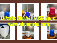 Can đựng hóa chất 30 lít giá rẻ, thùng nhựa 25 lít đựng ethanol, can nhựa 20 lít đựng methanol 