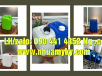 Can đựng hóa chất 30 lít giá rẻ, thùng nhựa 25 lít đựng ethanol, can nhựa 20 lít đựng methanol 