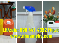 Bán can nhựa 2 lít đựng hóa chất dạng gel, can nhựa 5 lít đựng hóa chất có vòi nhấn 360 