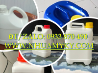 Bình nhựa 0.5 lít đựng rượu, can nhựa 1 lít đựng nước rửa tay, can nhựa 2 lít đựng gel chống dính