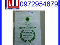 Bao PP dệt đựng gạo 10kg giá rẻ, in flexo