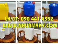 Can nhựa 25 lít đựng chất làm sạch bề mặt nội thất, can nhựa 20 lít đựng hóa chất thí nghiệm 