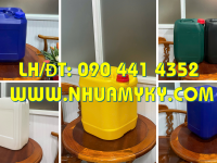Bán can nhựa 22 lít đựng hóa chất vuông tại Đồng Tháp, Bến Tre, Vĩnh Long… 