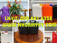 Bình nhựa 2 lít đựng thực phẩm lên men, can nhựa 1 lít đựng thuốc nhuộm, can 500ml đựng mực in 