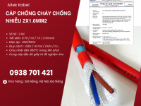 Cáp chống cháy chống nhiễu 2x1.0mm² sẵn kho, phân phối toàn quốc