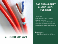 Cáp chống cháy chống nhiễu 2x1.0mm² sẵn kho, phân phối toàn quốc