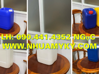 Can nhựa 20 lít đựng hóa chất lên men, thùng nhựa 25 lít đựng xăng, can nhựa 30 lít đựng dầu 