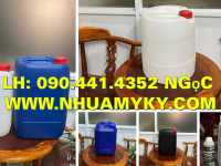 Can nhựa 20 lít đựng hóa chất lên men, thùng nhựa 25 lít đựng xăng, can nhựa 30 lít đựng dầu 
