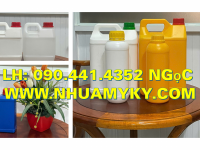 Can nhựa 2 lít đựng thuốc BVTV, can nhựa 1 lít đựng dầu mù u, can nhựa 500ml đựng mật ong 