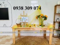 Bàn gỗ mầm non AD, ghế gỗ mầm non AD, bàn ghế gỗ nhà trẻ
