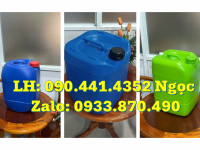 Phân phối thùng nhựa 30 lít đựng axit, can 25 lít vuông, can nhựa 20 lít tròn tại Củ Chi
