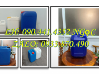 Bán can nhựa 22 lít đựng thuốc diệt cỏ, can nhựa 25 lít đựng thuốc diệt sâu bọ, can 30 lít đựng giấm