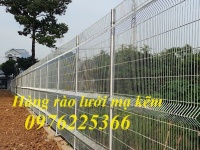 Lưới hàng rào mạ kẽm D4, D5, D6, D8 - Lưới thép Hưng Thịnh