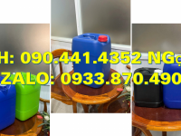 Thùng nhựa 20 lít vuông trắng, can 25 lít vuông đựng chất tẩy hóa mạnh, can nhựa 30 lít dày 