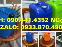 Can nhựa 24 lít vuông tại Tân Bình, thùng nhựa 25 lít đựng nhiên liệu, can nhựa 30 lít vuông trắng 