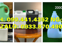 Can nhựa 1 lít tròn siêu dày, có sản xuất can nhựa 1 lít đựng hóa chất sinh khí, can 1 lít vòi nhấn 