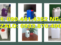 Can nhựa 1 lít tròn siêu dày, có sản xuất can nhựa 1 lít đựng hóa chất sinh khí, can 1 lít vòi nhấn 