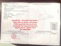 BÁN ĐẤT ĐẸP – CÁCH BIỂN 3 PHÚT ĐI BỘ –6 TẦNG, Cao Văn Bé, P.Vĩnh Phước, TP.Nha Trang, Khánh Hòa