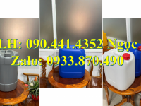 Can nhựa 20 lít đựng chất tẩy hóa học, can nhựa 25 lít màu vàng, can vuông 30 lít đựng hóa chất 