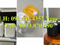 Can nhựa 5 lít đựng NH3, can nhựa 2 lít đựng tinh dầu, can 1 lít nhựa HDPE nguyên sinh 