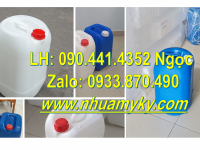 Can nhựa 10 lít đựng giấm, can nhựa 20 lít đựng nước mắm, vỏ can nhựa 25 lít đựng nhiên liệu 