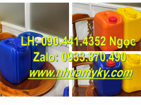 Can nhựa 25L đựng chất làm đông cứng, can nhựa 20 lít đựng chất tạo bọt khí 