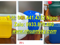 Can nhựa 25L đựng chất làm đông cứng, can nhựa 20 lít đựng chất tạo bọt khí 