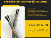 Cáp điều khiển chống nhiễu 16x1.5mm² Altek Kabel 