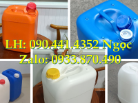 SX can nhựa 22 lít đựng thuốc thủy sản, thùng nhựa 25 lít vuông đựng hóa chất nông nghiệp 