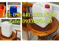 Thùng nhựa 25 lít tròn, can nhựa 25 lít vuông dày, can nhựa 25 lít đựng hóa chất thoát khí 