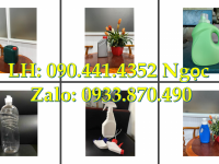 Can nhựa 1L mới, can nhựa 2L vuông, bình nhựa 5L đựng hóa chất vuông 