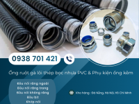 Ống ruột gà lõi thép bọc nhựa PVC và phụ kiện ống sẵn Quy Nhơn, Phú Yên, Khánh Hòa