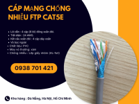 Cáp Mạng Chống Nhiễu FTP Cat5e – Cáp Mạng Có Lớp Chống Nhiễu sẵn Đà Nẵng