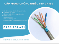 Cáp Mạng Chống Nhiễu FTP Cat5e – Cáp Mạng Có Lớp Chống Nhiễu sẵn Đà Nẵng