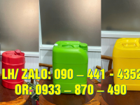 Can nhựa 25 lít đựng chất điều chỉnh, can nhựa 20 lít tròn, can nhựa 10 lít đựng axit đặc biệt 